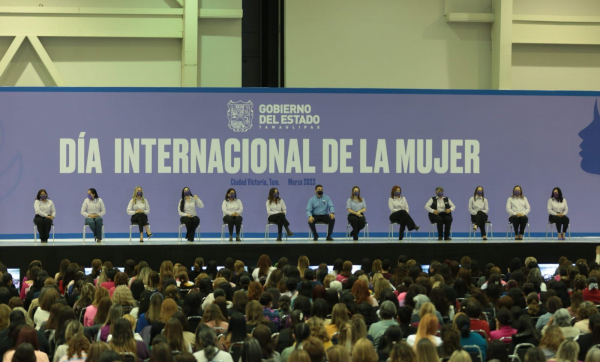 Destaca Gobernador la activa participaci&oacute;n de las mujeres en el &aacute;mbito p&uacute;blico, social, econ&oacute;mico y familiar de Tamaulipas