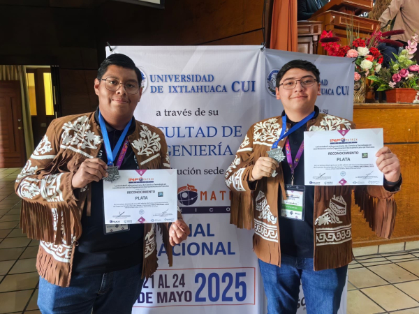 Destacan estudiantes de la UT Matamoros: ganan medalla de plata en Infomatrix 2025