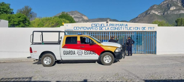 Guardia Estatal mantiene vigilancia en planteles educativos durante periodo vacacional